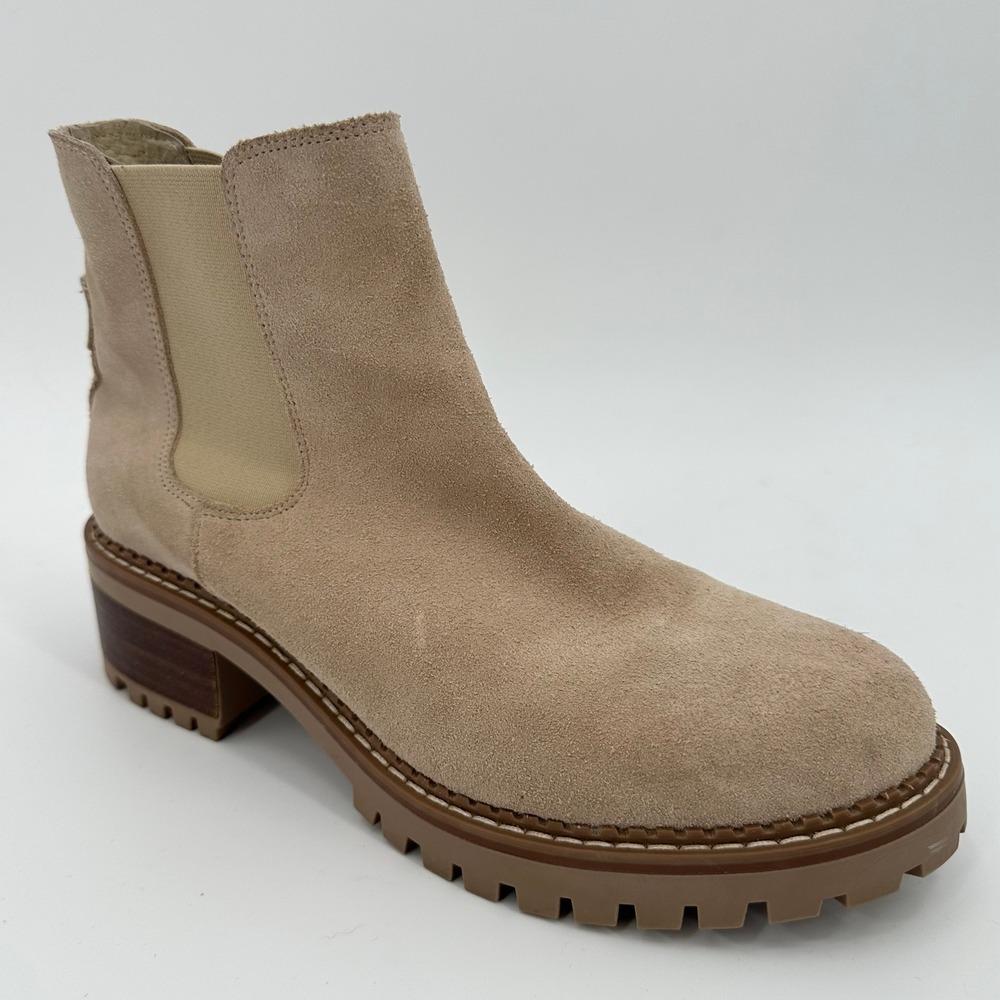 Bertuchi Lug Sole Suede Leather Chelsea Ankle Boots Made In Spain Size 9